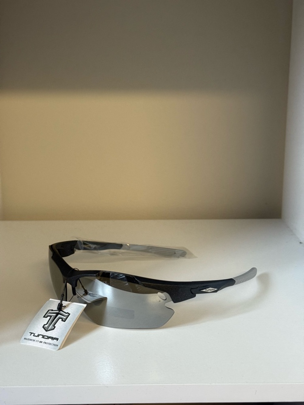 Tundra Black Sunglasses with Silver Lenses